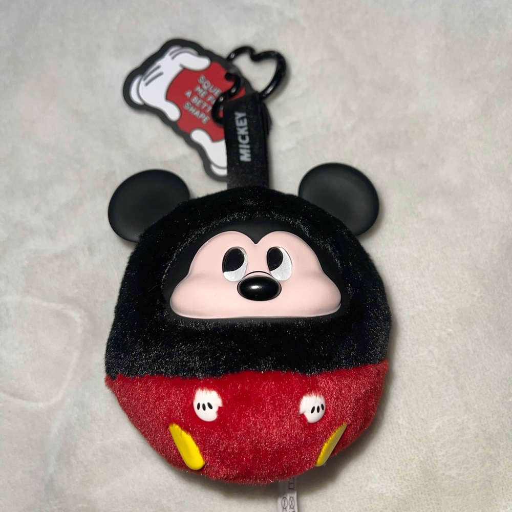 Mickey Fun Crash Plush Keychain- Original Taste Mickey
